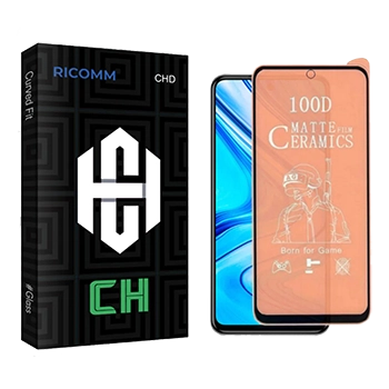 محافظ صفحه نمایش مات ریکام مدل CH glass مناسب برای گوشی موبایل شیائومی Redmi Note 9 pro/ Note 9S
